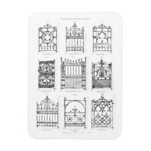 Design voor gietijzer uit 'Macfarlane's Ca Magneet