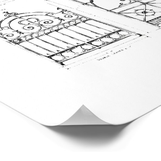 Design voor gietijzer uit 'Macfarlane's Ca Poster (Hoek)