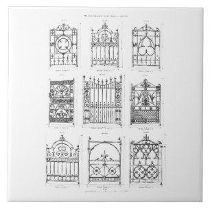 Design voor gietijzer uit 'Macfarlane's Ca Tegeltje