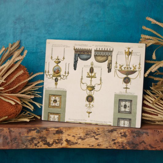 Design voor gordijnkernen, Girandoles en Foldi Fotoplaat (Zijkant)