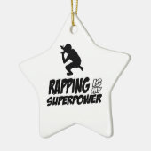 Design voor het aftappen van hiphop keramisch ornament (Links)