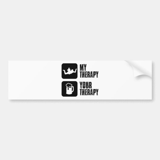 Design voor het duiken van wolfskuiken bumpersticker (Voorkant)