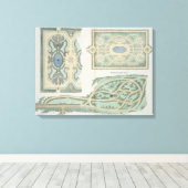 Design voor het Frans, het Oude Engels en het Mode Canvas Afdruk (Insitu (Houten vloer))