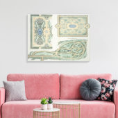 Design voor het Frans, het Oude Engels en het Mode Canvas Afdruk (Insitu (Woonkamer))