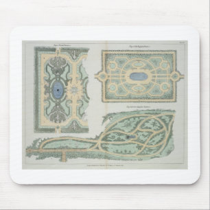 Design voor het Frans, het Oude Engels en het Mode Muismat