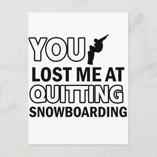 Design voor het instappen van wollen sneeuwboten briefkaart (Voorkant)