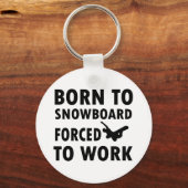 Design voor het instappen van wollen sneeuwboten sleutelhanger (Voorkant)