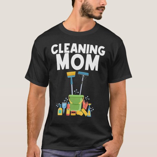 Design voor het schoonmaken van mams t-shirt (Voorkant)