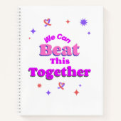 design voor het verslaan van borstkanker notitieboek (Voorkant)