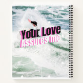 design voor het verslaan van borstkanker notitieboek (Achterkant)