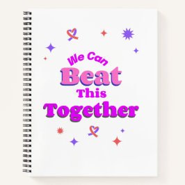 design voor het verslaan van borstkanker notitieboek