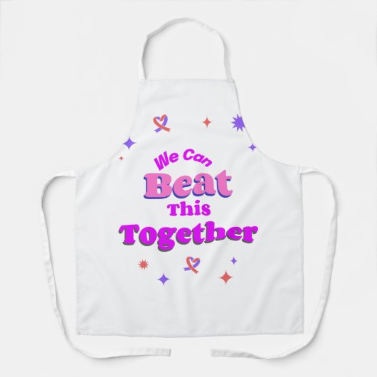 design voor het verslaan van borstkanker schort (Voorkant)