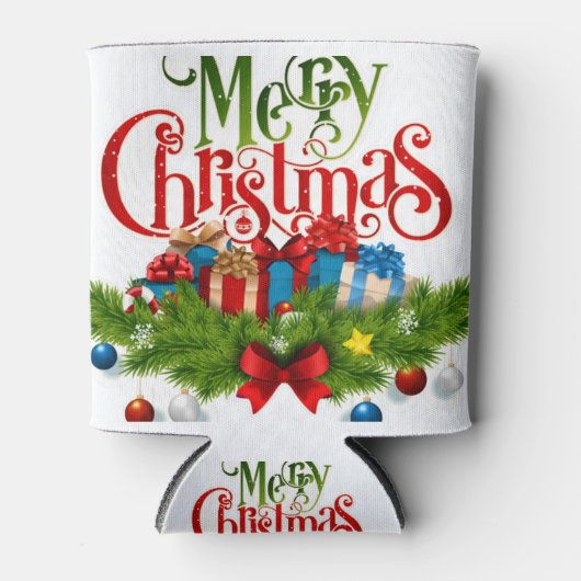 Design voor kerstmis blikjeskoeler (Voorkant)