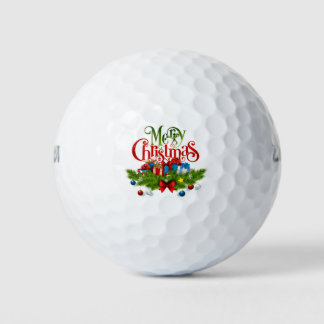 Design voor kerstmis golfballen