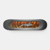 Design voor kettinghaaienschaarplaat persoonlijk skateboard (Horizontaal)