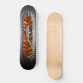 Design voor kettinghaaienschaarplaat persoonlijk skateboard (Voorkant)