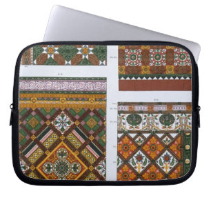 Design voor majolica en geënameled tegels voor ma laptop sleeve