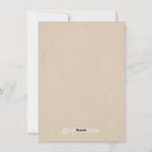 Design voor moderne kerstfotokaarten feestdagenkaart (Achterkant)