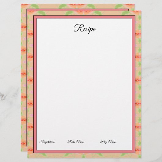 Design voor  papier (Voorkant / Achterkant)