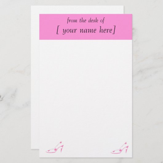 Design voor schoefpapier briefpapier (Voorkant / Achterkant)