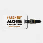 Design voor spoelboogschieten bagagelabel (Voorkant horizontaal)