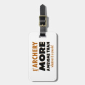 Design voor spoelboogschieten bagagelabel (Voorkant verticaal)