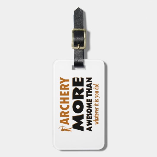 Design voor spoelboogschieten bagagelabel (Voorkant verticaal)