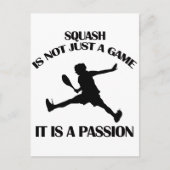 Design voor Squash-sport Briefkaart (Voorkant)