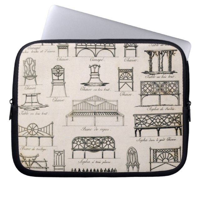 Design voor tuinzittenden, van 'A Compendium of Dr Laptop Sleeve (Voorkant)