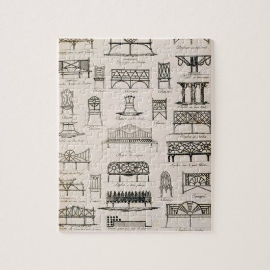 Design voor tuinzittenden, van 'A Compendium of Dr Legpuzzel (Verticaal)