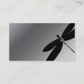 Design voor Visitekaartje met zwarte en zilveren d (Achterkant)