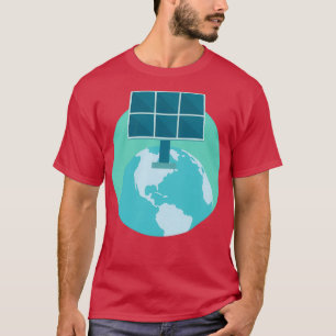 Design voor zonne-energie t-shirt