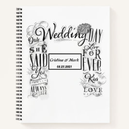  Design Wedding Guestbook Notitieboek