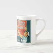 Design White Bone China Mok Vrouwen 4 Bernie (Rechts)