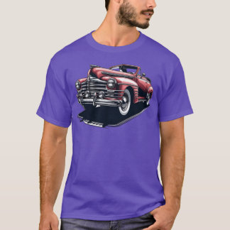 design with a classic car friend family t-shirt