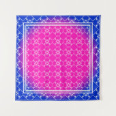 Design with abstract hand drawn geometric pattern  wandkleed (Voorkant)
