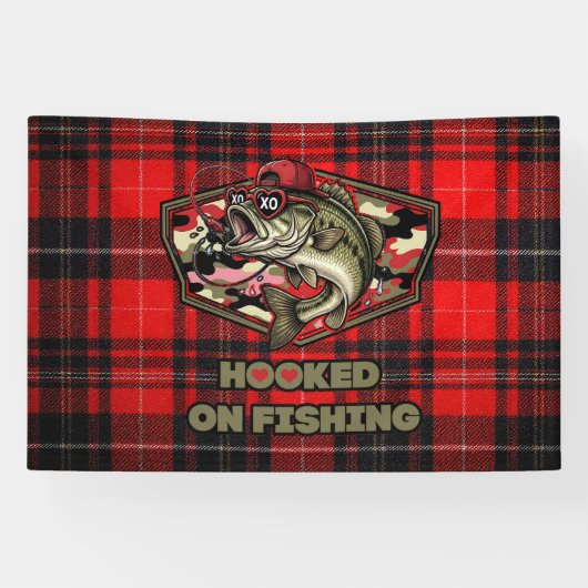 Design with fun, bold illustration of a cool bass spandoek (Horizontaal)