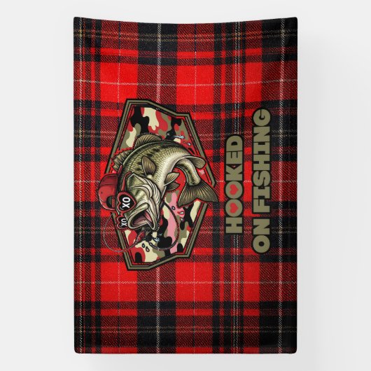 Design with fun, bold illustration of a cool bass spandoek (Verticaal)
