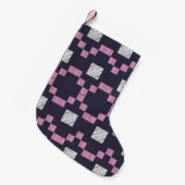 Design with manual hatching. Ethnic boho ornament. Kleine Kerstsok (Voorkant (Hangend))