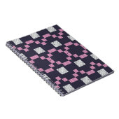 Design with manual hatching. Ethnic boho ornament. Notitieboek (Rechterzijde)
