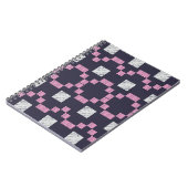 Design with manual hatching. Ethnic boho ornament. Notitieboek (Linkerzijde)