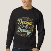 "Design your Destiny" Typografie T-shirt (Voorkant)