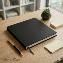 Design Your Dream - Effen Zwart  12" x 12"