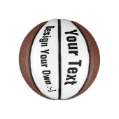 Design Your Ewn :-) - Aangepaste Mini Basketball Basketbal (Verticaal)