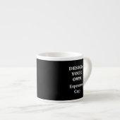 Design Your Ewn Espresso Cup - Black Kop (Voorkant rechts)