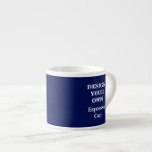 Design Your Ewn Espresso Cup - Blue Espresso Kop (Voorkant rechts)