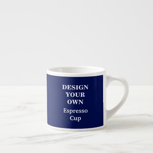 Design Your Ewn Espresso Cup - Blue Espresso Kop (Rechts)