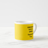 Design Your Ewn Espresso Cup - Geel Kop (Voorkant rechts)