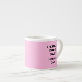 Design Your Ewn Espresso Cup - Licht Roze Espresso Kop