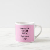 Design Your Ewn Espresso Cup - Licht Roze Kop (Rechts)